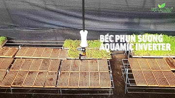 Béc phun mưa hạt nhẹ treo ngược nhà màng - nhà kính AQ210V Automat (Việt An Nông)