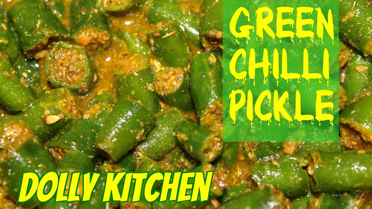 Green Chilli Pickle RecipeHari Mirch ka AcharInstant AcharPickle