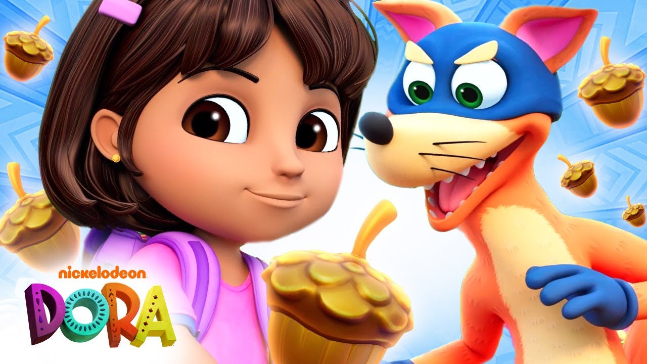 Dora & Swiper Find a Magic Acorn! 🌰 NEW DORA 5 Minute Episode