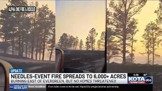 Needles-Event Fire Grows To More Than 6,000 Acres, 60% Contained