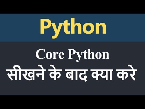 What Next After Completing Core Python (Hindi)