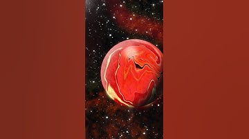 Turning an Emoji into a Planet in Procreate Using Ipad #digitalart #relaxing #sketch #howtodraw #fyp