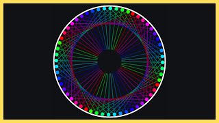 The Way This Pendulum Wave Rotates And Makes Patterns Is MESMERIZING | Natural Minor Scale