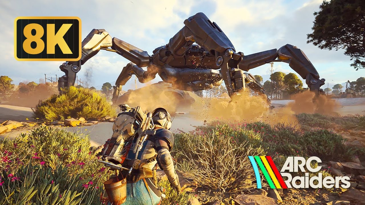 Arc Raiders - Pushing RTX 5090 to it's limits at 8K - DLAA