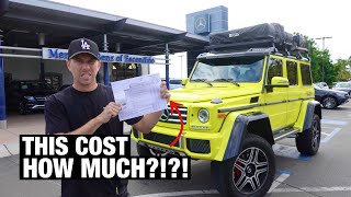 Mercedes asked to see my 4X4 G-Wagon...