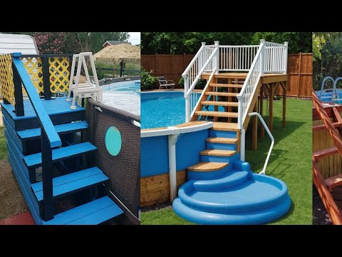 Above Ground Pool Ladder Ideas, Aboveground Pool Design Ideas by Decor Ideas