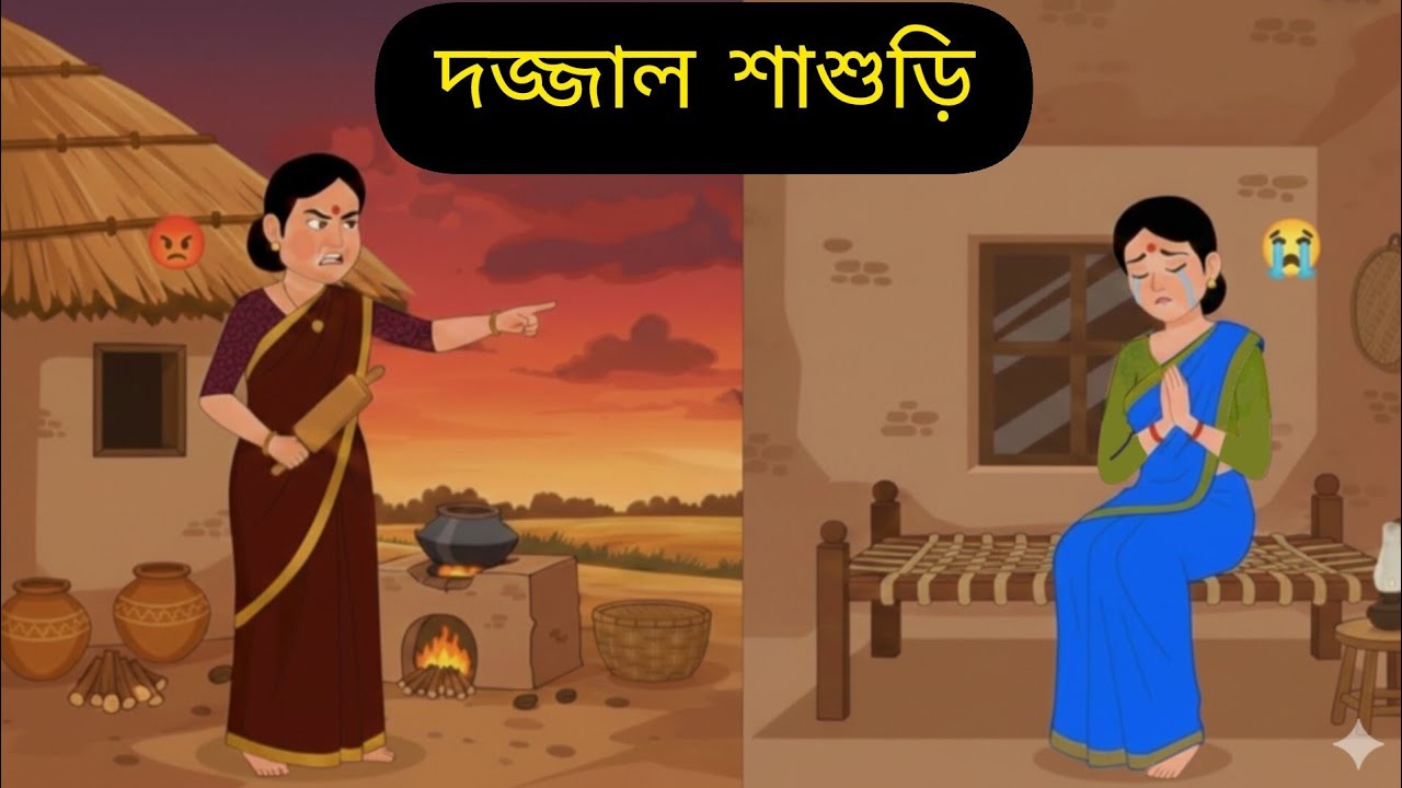 🩷 দজ্জাল শাশুড়ি 🩷 ll বাংলা কার্টুন স্টোরি🩷 