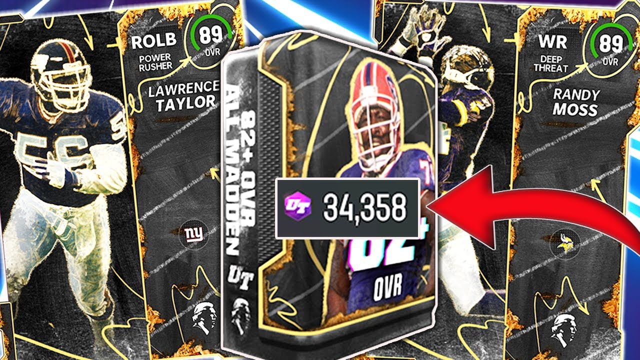 35,000 Training In Rerolls! Are 82+ All Madden Training Packs Good