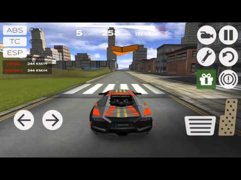 game play Extreame  car driving #1 lamborghini walkthrough