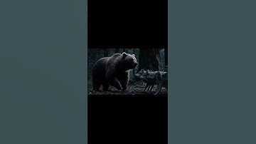 Bear vs Wolves:  #bear #wolves #battle #nature #fight #animals #jungle #viralshorts #viral #shorts