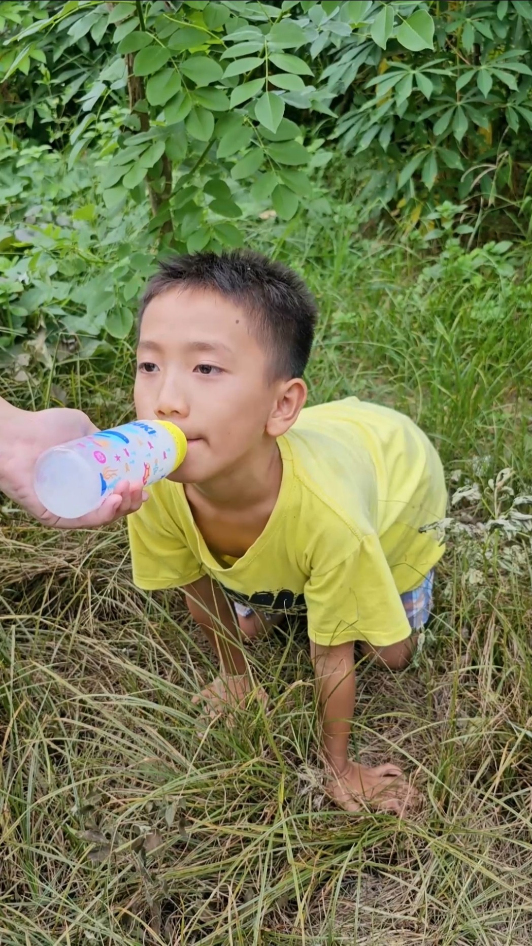 Drink bottled milk