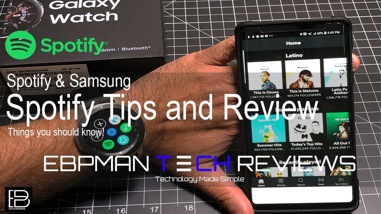 Samsung Galaxy Watch 2018 Spotify Tips and Tricks - YouTube