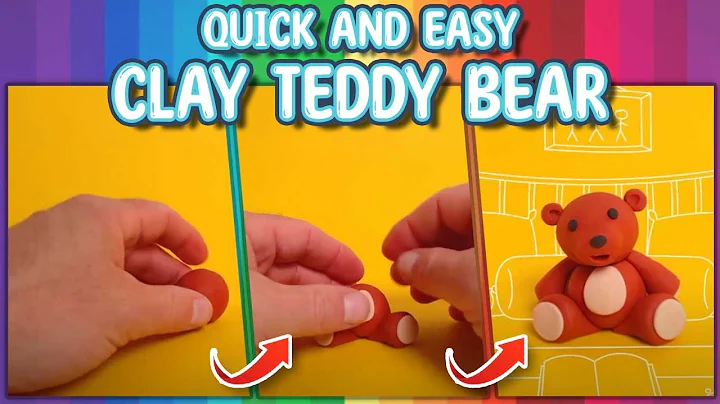 How To Make a Clay Teddy Bear - Quick and Easy