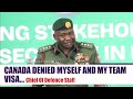 Canada Denies Nigeria Chief Of Defence Staff, General Musa, Visa.