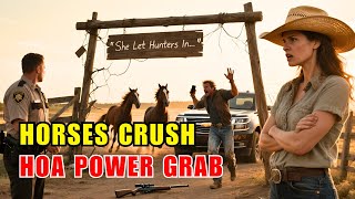 HOA Karen Unleashed Armed Hunters on My Ranch —Didn’t Expect My Mares to Chase Them Out