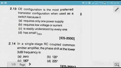 Analog Electronics:BJT analysis IES MCQsolved in Tamil|TRB|TNEB|