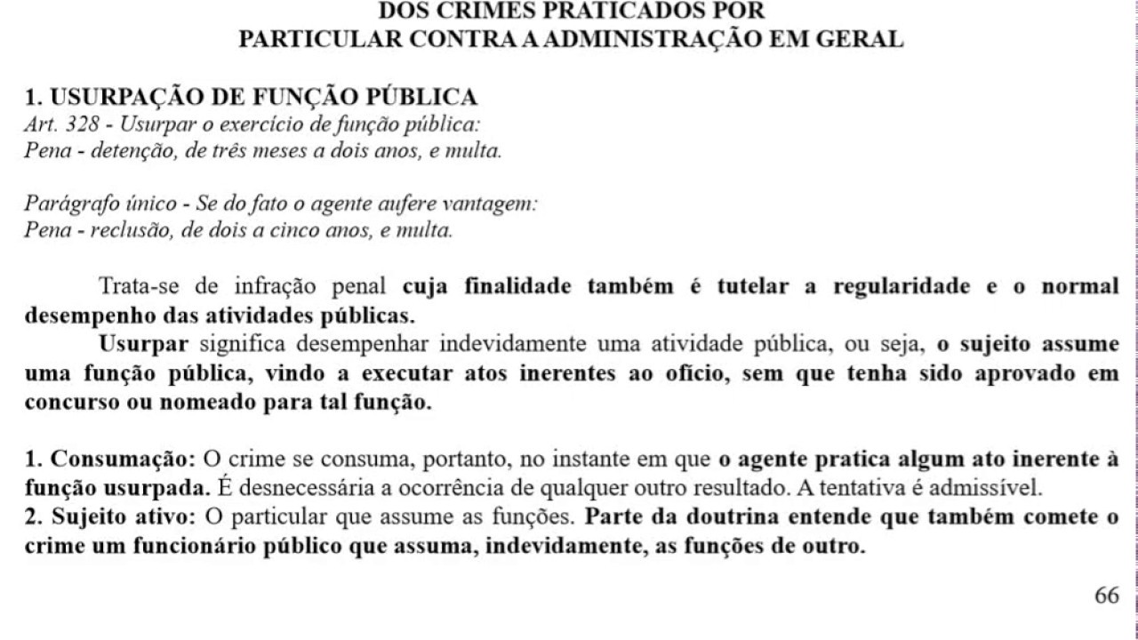 Usurpação De Função Publica - RETOEDU