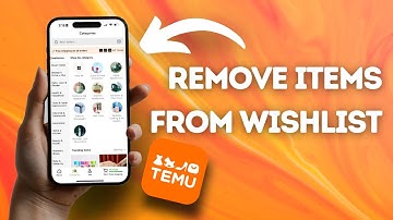 How to remove items from wishlist in Temu?