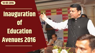 CM Shri Devendra Fadnavis inaugurates Education Avenues 2016 organised by Navbharat & Navrashtra