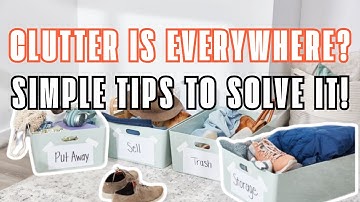 10 KLEINE DINGEN DIE GROTE rommel in huis veroorzaken & TIPS VOOR HET OPRUIMEN OM HET SNEL OP TE ...