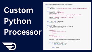 Custom Python transform processor | Datavolo DevCenter | Tutorial