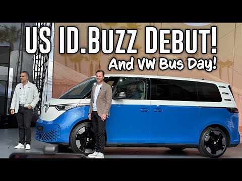 ID.Buzz US Launch! And the First Ever VW Bus Day!