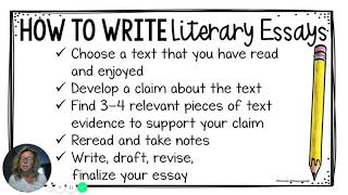 Vista Mini Literary Essays   Google Slides