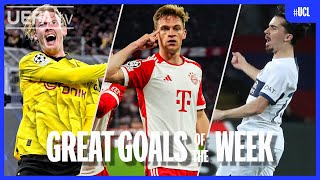 #UCL Great Goals QuarterFinals 2nd leg | Brandt, Kimmich, Vitinha...