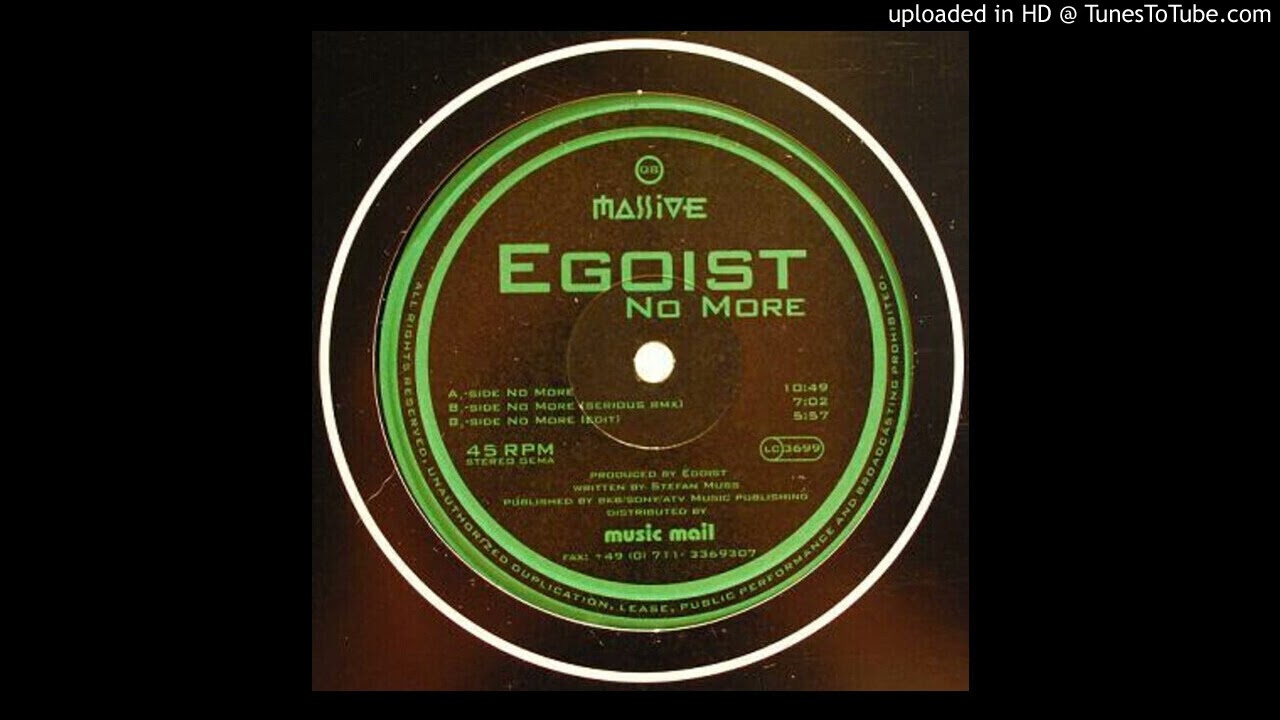 Egoist - No More (1997)