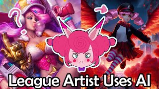 League of Legends Artist SCAMS With AI ART #aiart #artscam #leagueoflegends #art