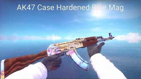 AK-47 Case Hardened Blue Mag!!
