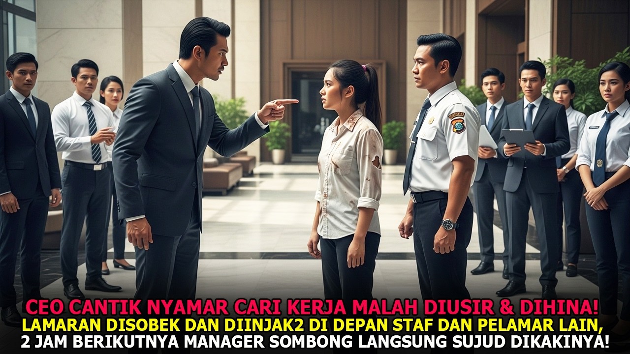 CEO CANTIK NYAMAR❗Melamar Kerja Malah Diusir dan Dihina, 2 Jam Berikutnya Manager HDR Langsung Sujud