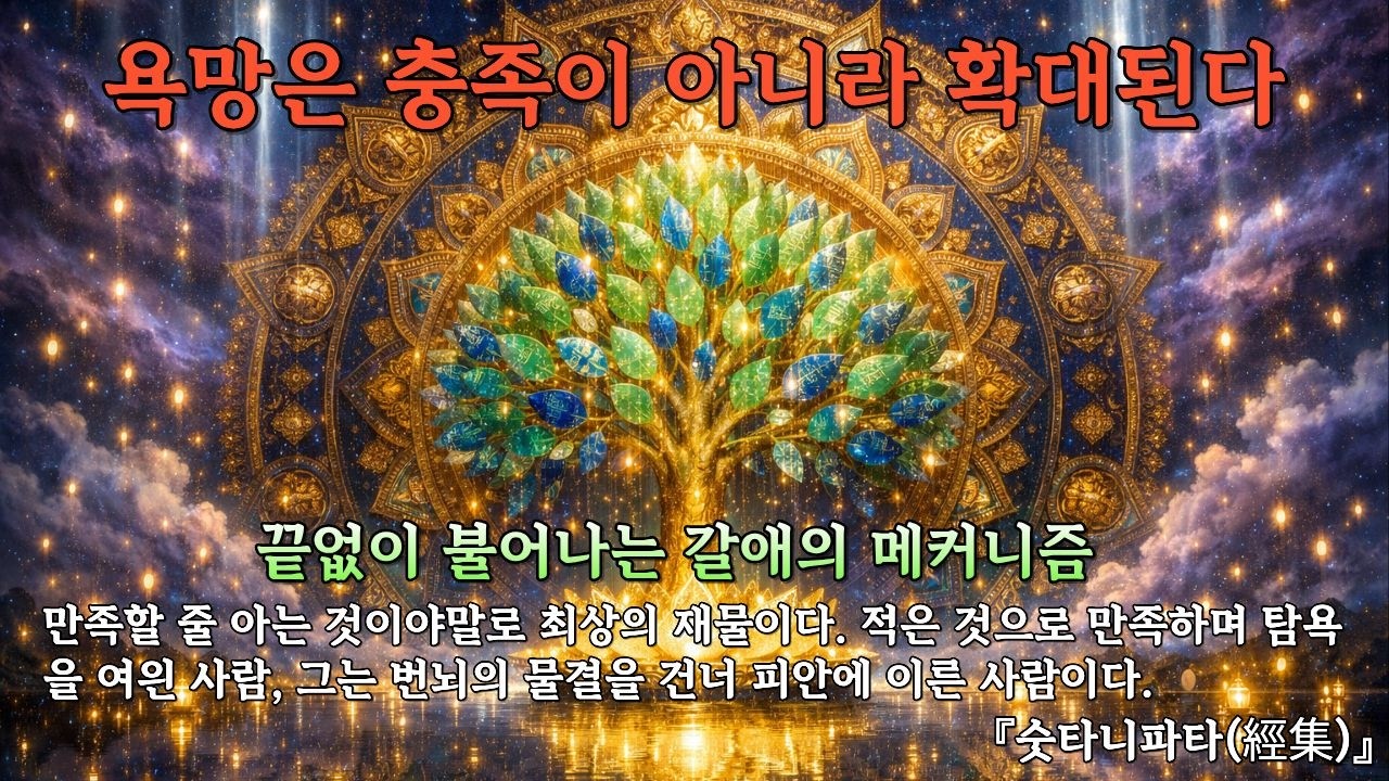 끝없이 불어나는 갈애의 메커니즘 | 부처님 말씀