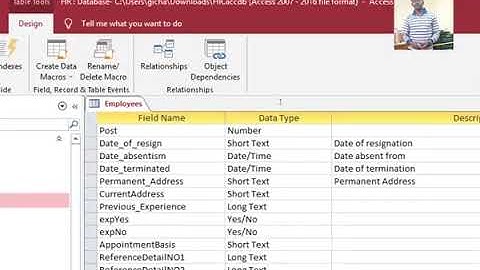 Microsoft Access Project  | How to Create Workers Register for the Whole Year  Attendance Register