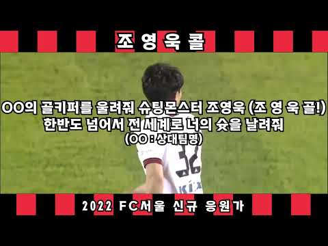 [2022 FC서울 신규 응원가] 조영욱 콜