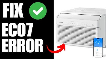 Midea  Smart Inverter Air Conditioner EC07 - How To Fix