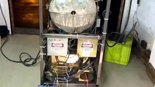 Capstone microturbine start up and walk around