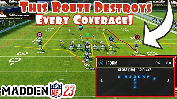 This Route Destroys Every Coverage In Madden 23! | IForm Close Mini Scheme |