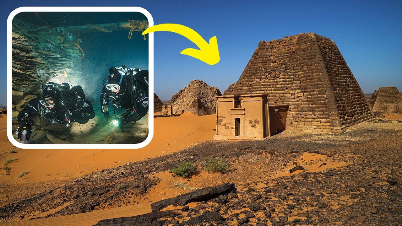 Divers Exploring A 2,300 Year Old Pyramid Have Found The Underwater