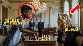 Millionaire Invites Black Maid’s Son to Play Chess as a Joke… She Didn’t Know He Was a CHILD GENIUS