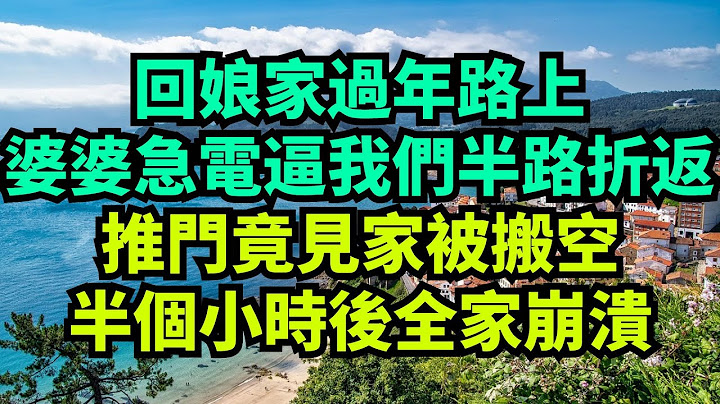 回娘家過年路上，婆婆急電逼我們半路折返，推門竟見家被搬空，半個小時後全家崩潰！#情感故事 #故事分享 #故事頻道 #有聲書 #家庭倫理#爽文故事
