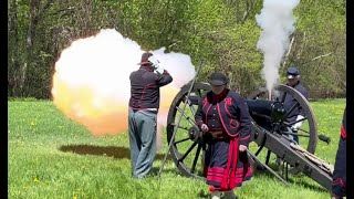 10-pounder Parrott rifle Training at Spring Muster