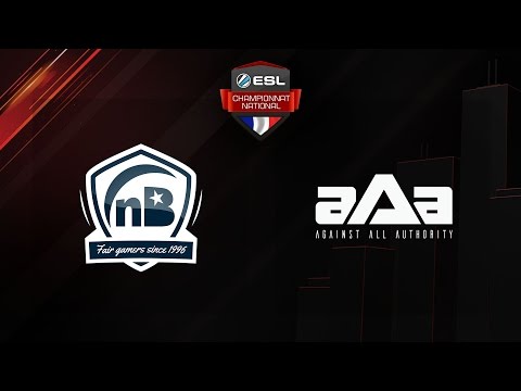 LoL - Nuit Blanche vs aAa - ESL Championnat National - Winter 2016
