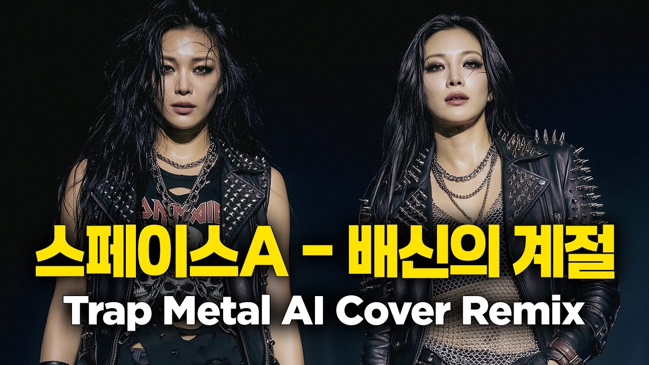 스페이스A(Space A) - 배신의 계절 (Trap Metal AI Cover) | 트랩 메탈 쇠맛 버전 리믹스 🎧