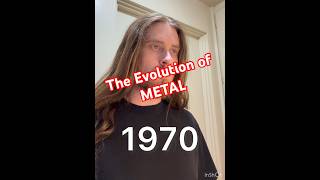 The Evolution of Metal Music Over the Decades 🤘 #heavymetal #metalmusic #metal #hardrock #deathcore