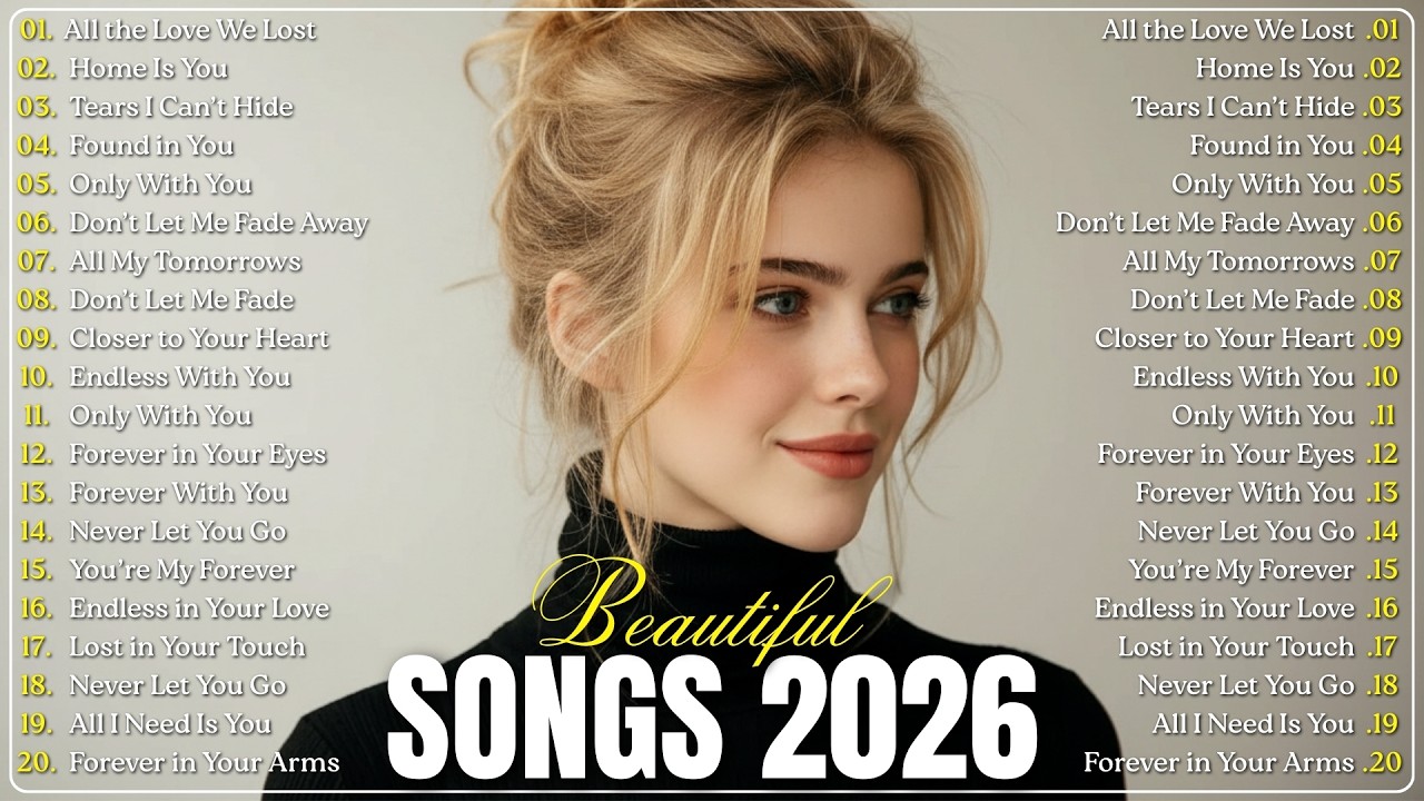 Midnight Letters in Melody 💌 | Romantic English Songs Full of Emotion