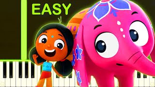 Deepa Anoop Theme - Easy Piano Tutorial