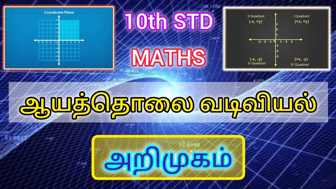 PART 1 | அறிமுகம் | Introduction | Coordinate Geometry | ஆயத்தொலை ...