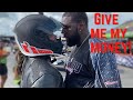 BIG FIGHT ERUPTS at CONTROVERSIAL MOTORCYCLE GRUDGE RACE!