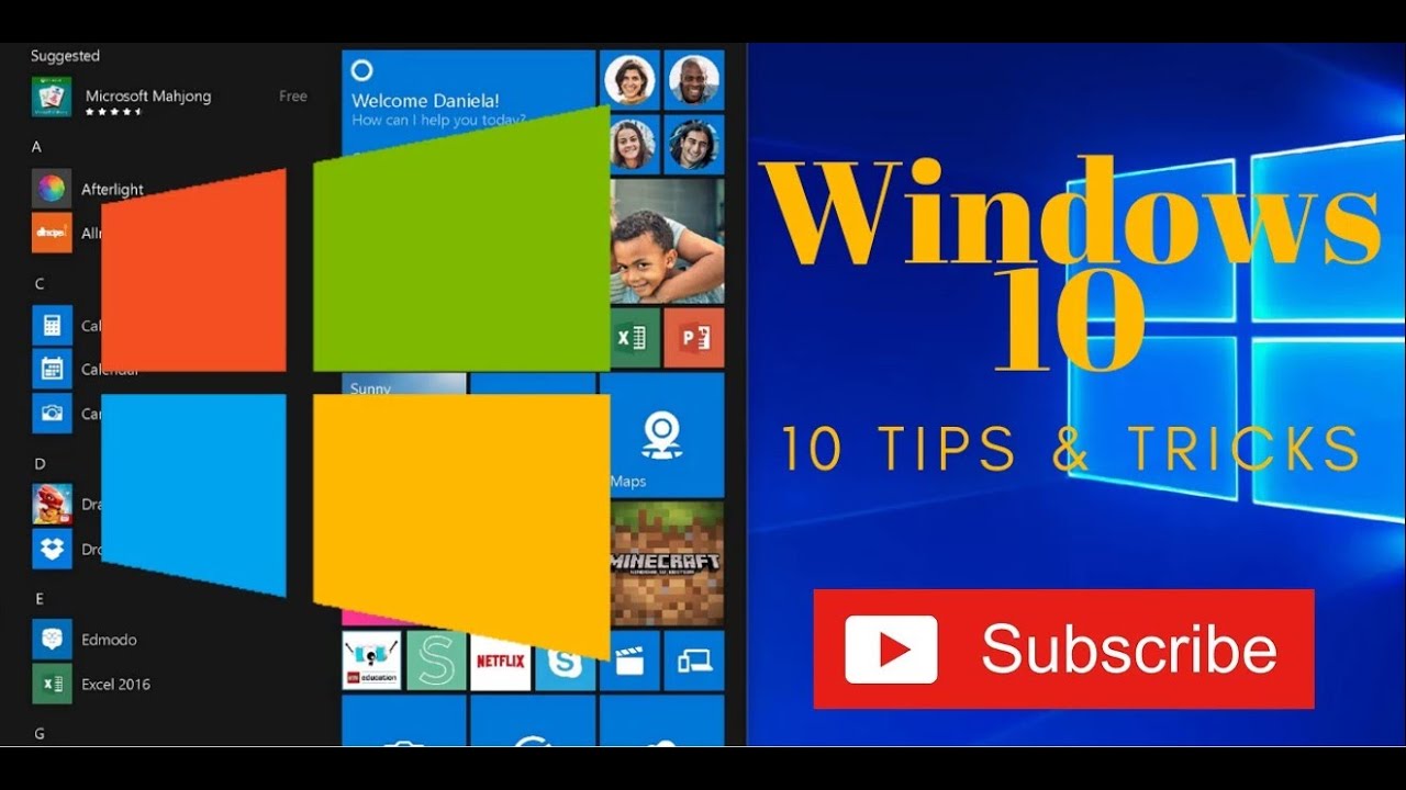 Windows 10 Tips And Tricks Youtube